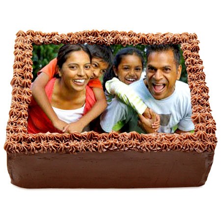 Chocolate photo cake 1 kg
